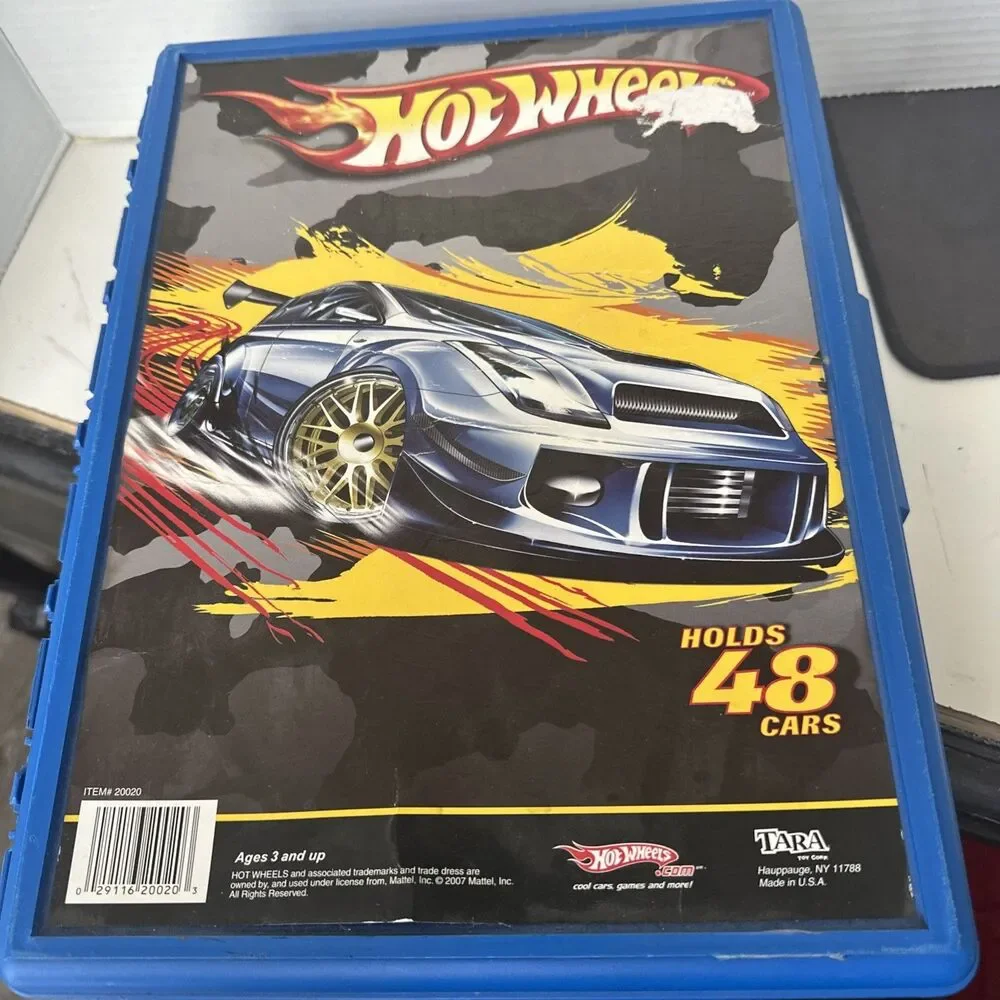 Hot Wheels 48 Car Carrying Case Black Storage Portable Vehicle 2011